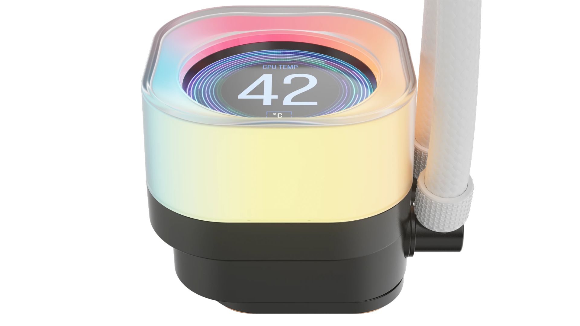 Corsair iCUE LINK TITAN 360 RX LCD Liquid CPU Cooler White