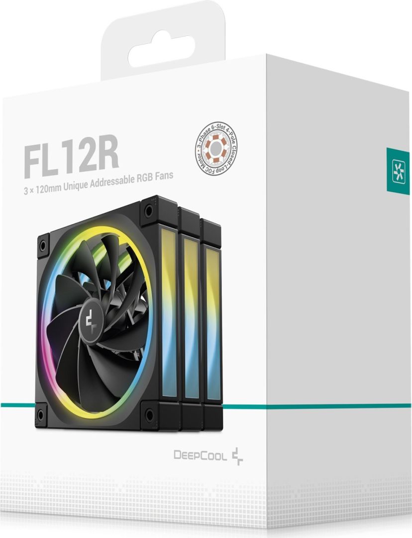 DeepCool FL12R Black (3-Pack)