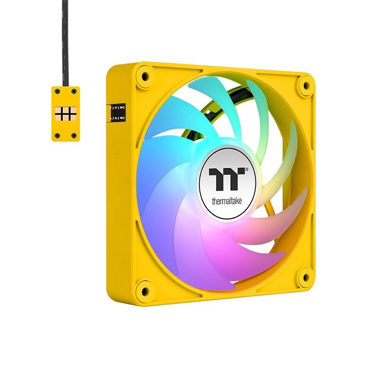 Thermaltake CT120 EX ARGB Sync PC Cooling Fan Bumblebee (3-Fan Pack)