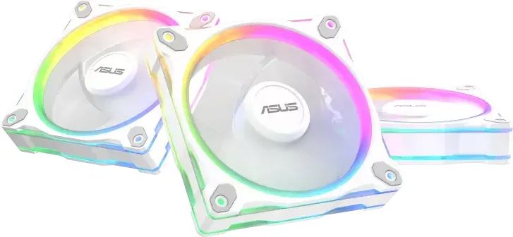 Asus Prime MR120 ARGB Reverse Fan White Triple Pack 