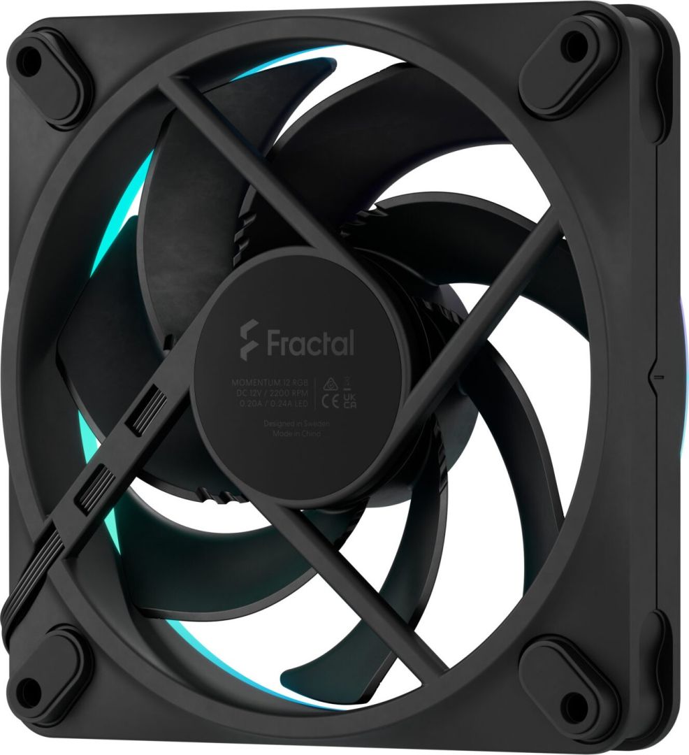 Fractal Design Momentum 12 RGB Black (3-pack)