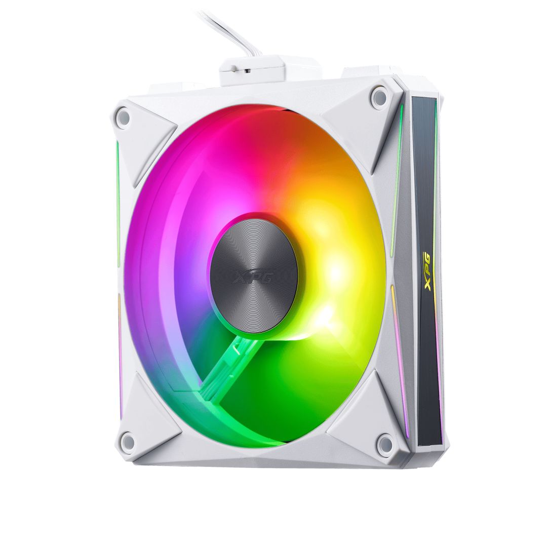 A-Data HURRICANE MAG 120 ARGB PWM Magnetic Fan White (4-pack)