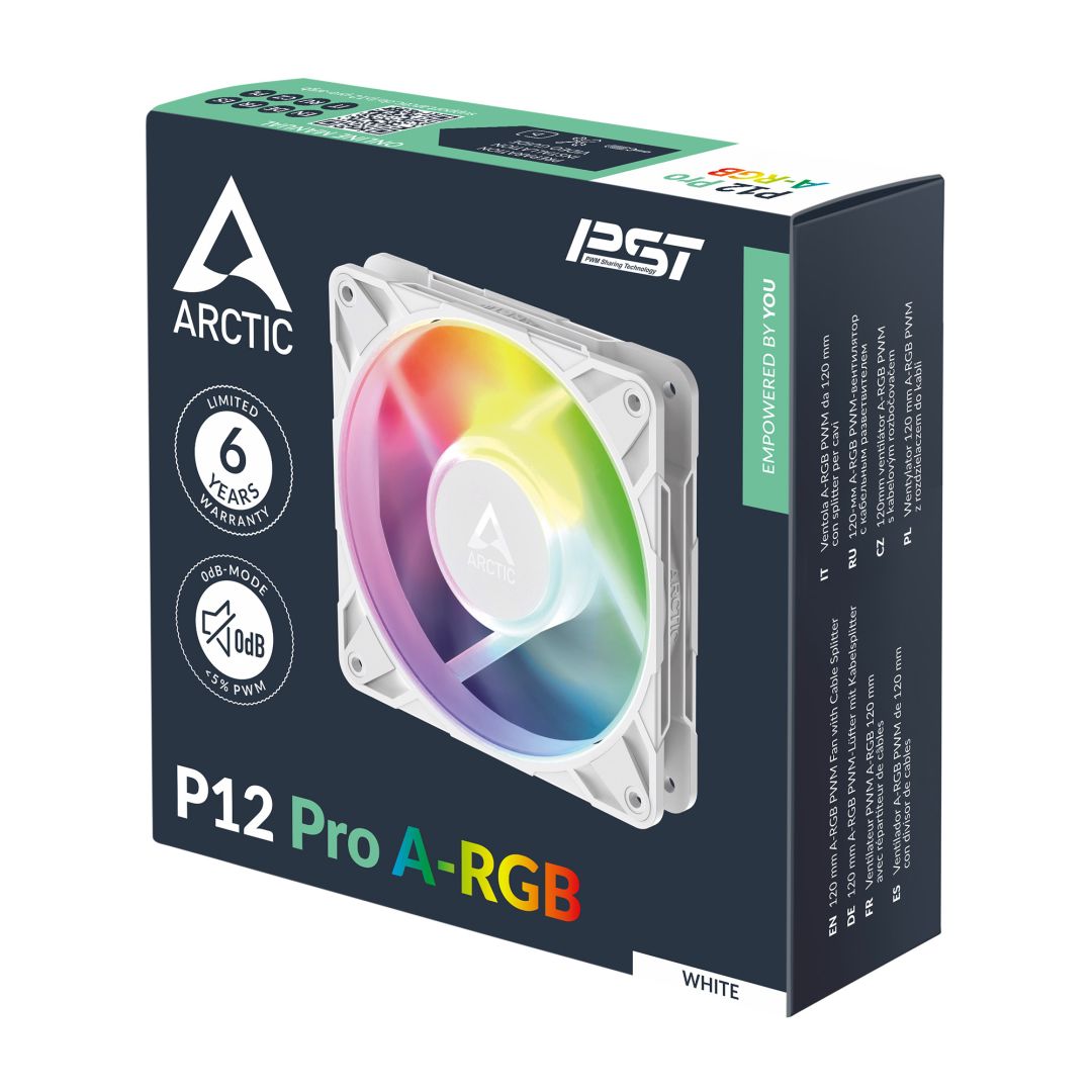 Arctic P12 Pro A-RGB White