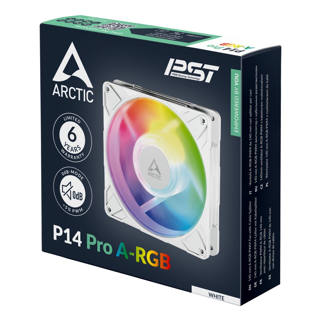 Arctic P14 Pro A-RGB White