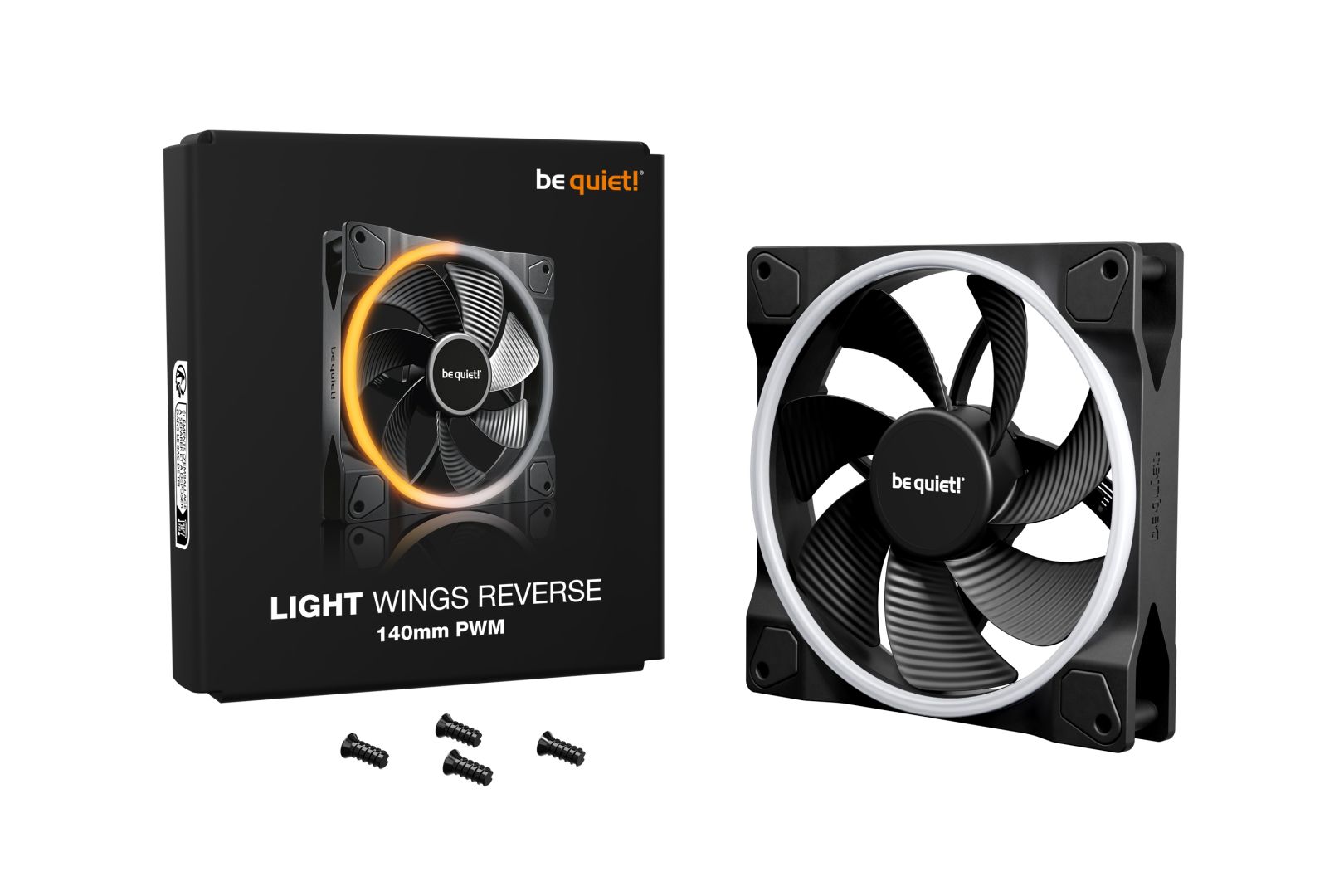 Be quiet! Light Wings 140mm PWM Reverse Black