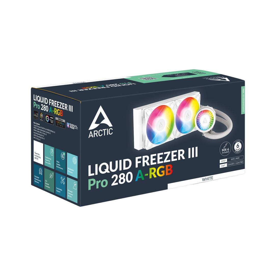 Arctic Liquid Freezer III Pro 280 A-RGB White
