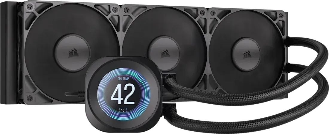 Corsair Nautilus 360 RS LCD Liquid CPU Cooler Black
