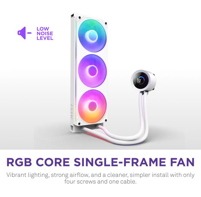 NZXT Kraken Plus 360 RGB White