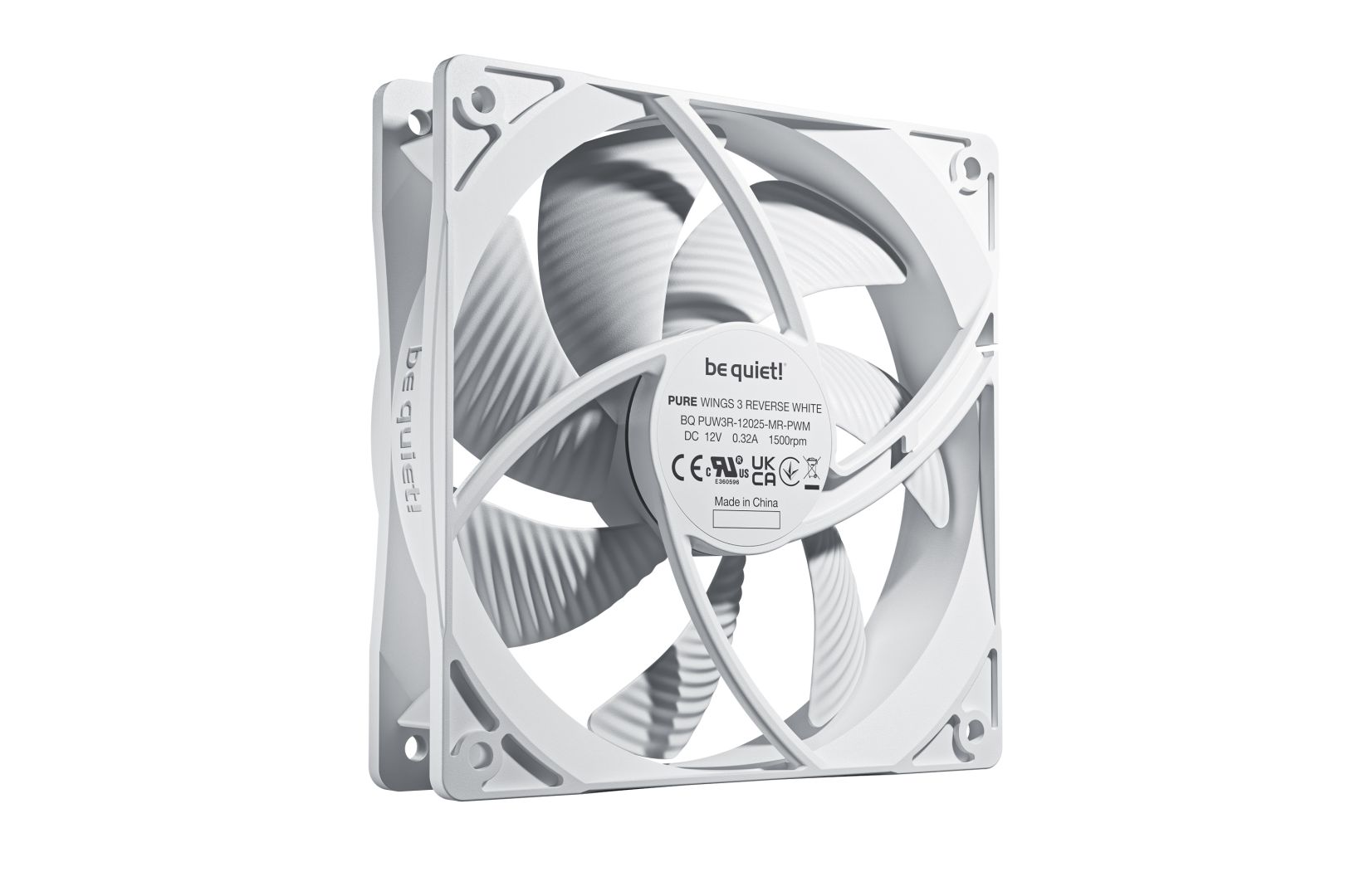 Be quiet! Pure Wings 3 120mm PWM Reverse White (3-Pack)