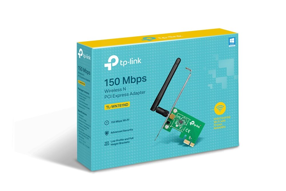 TP-Link TL-WN781ND 150M Wireless PCI-E kártya