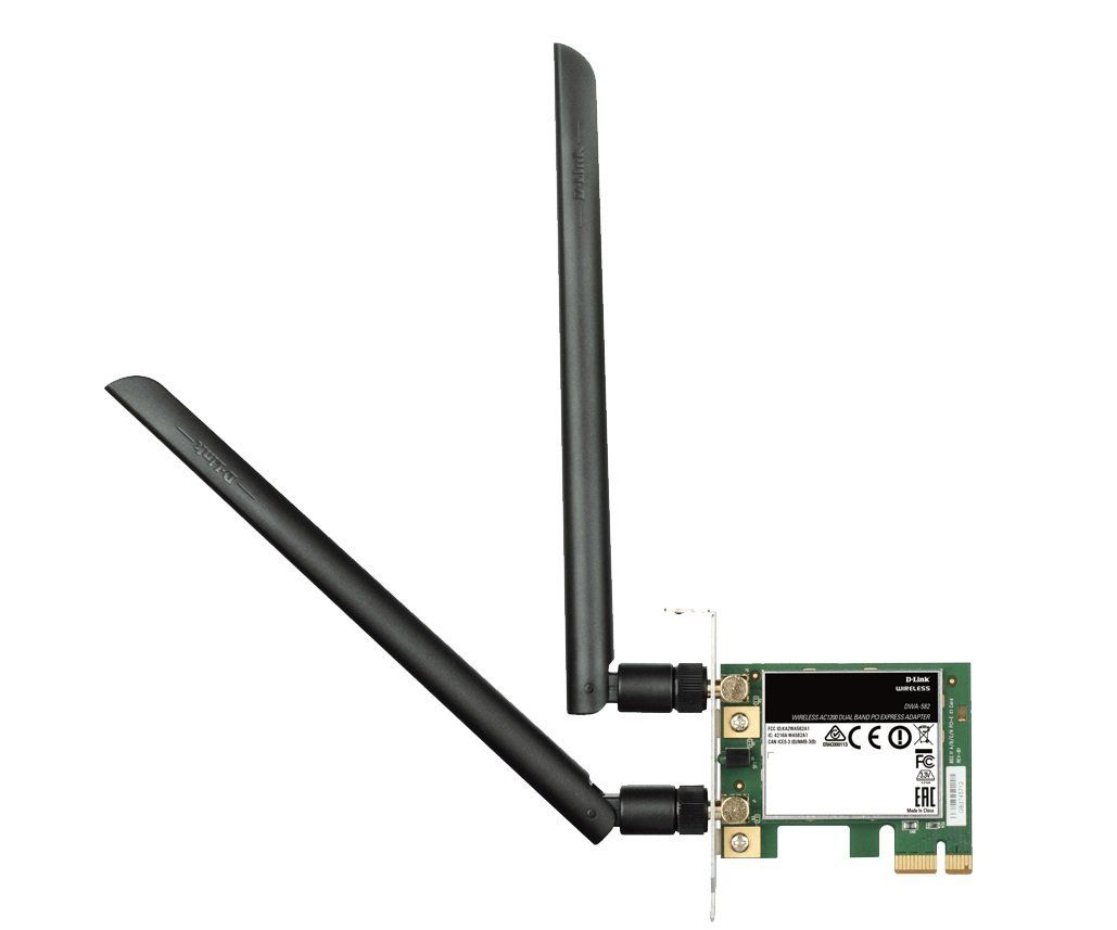 D-Link DWA-582 Wireless AC1200 Dual Band PCI Express Adapter