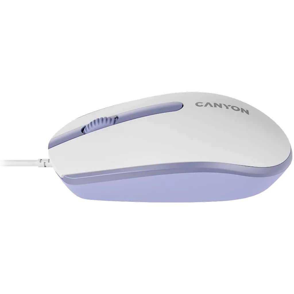 Canyon CNE-CMS10WL wired mouse White Lavender