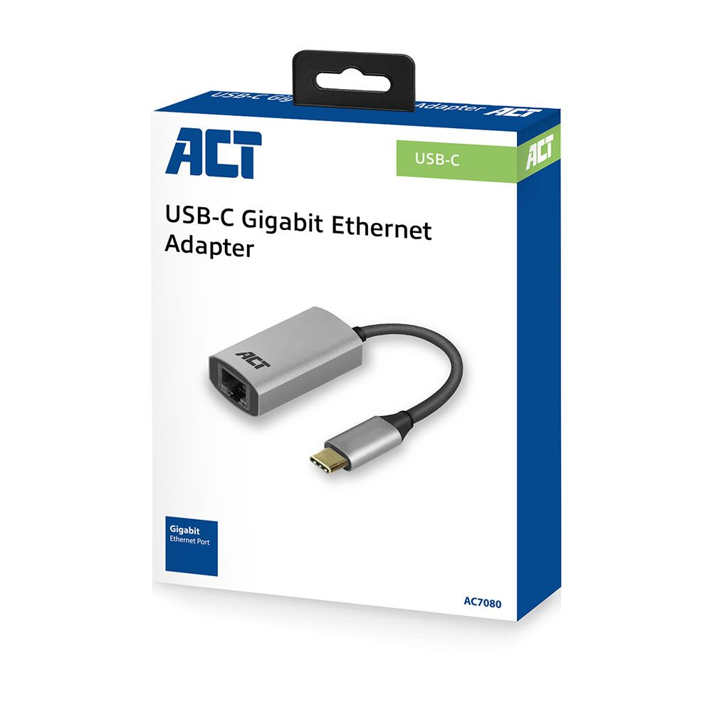 ACT AC7080 USB-C Gigabit Network Adapter