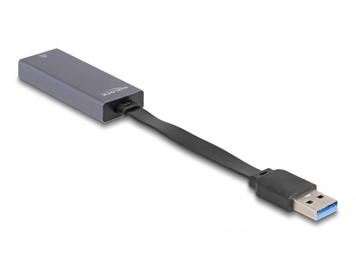 DeLock USB Type-A Adapter to 2.5 Gigabit LAN slim