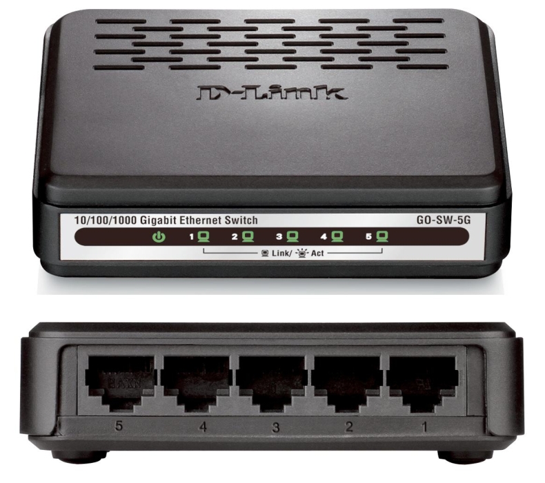 D-Link GO-SW-5G 5 Port Gigabit Desktop Switch