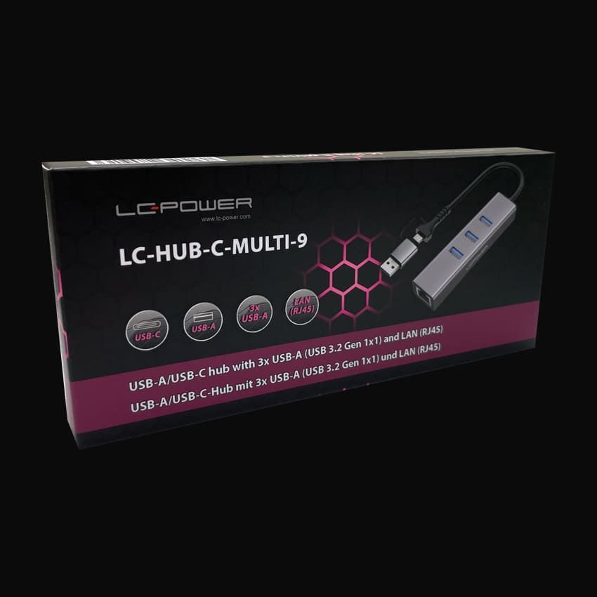 LC Power LC-HUB-C-MULTI-9 USB hub