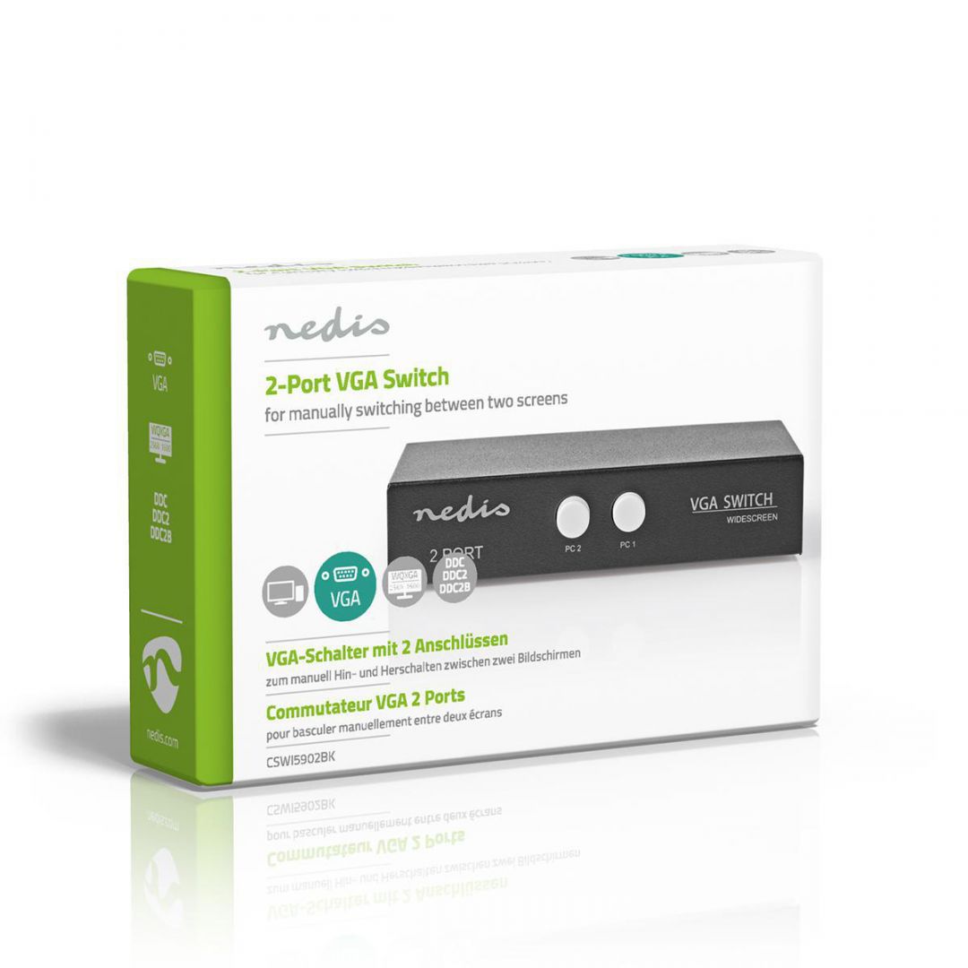 Nedis 2-port VGA Switch