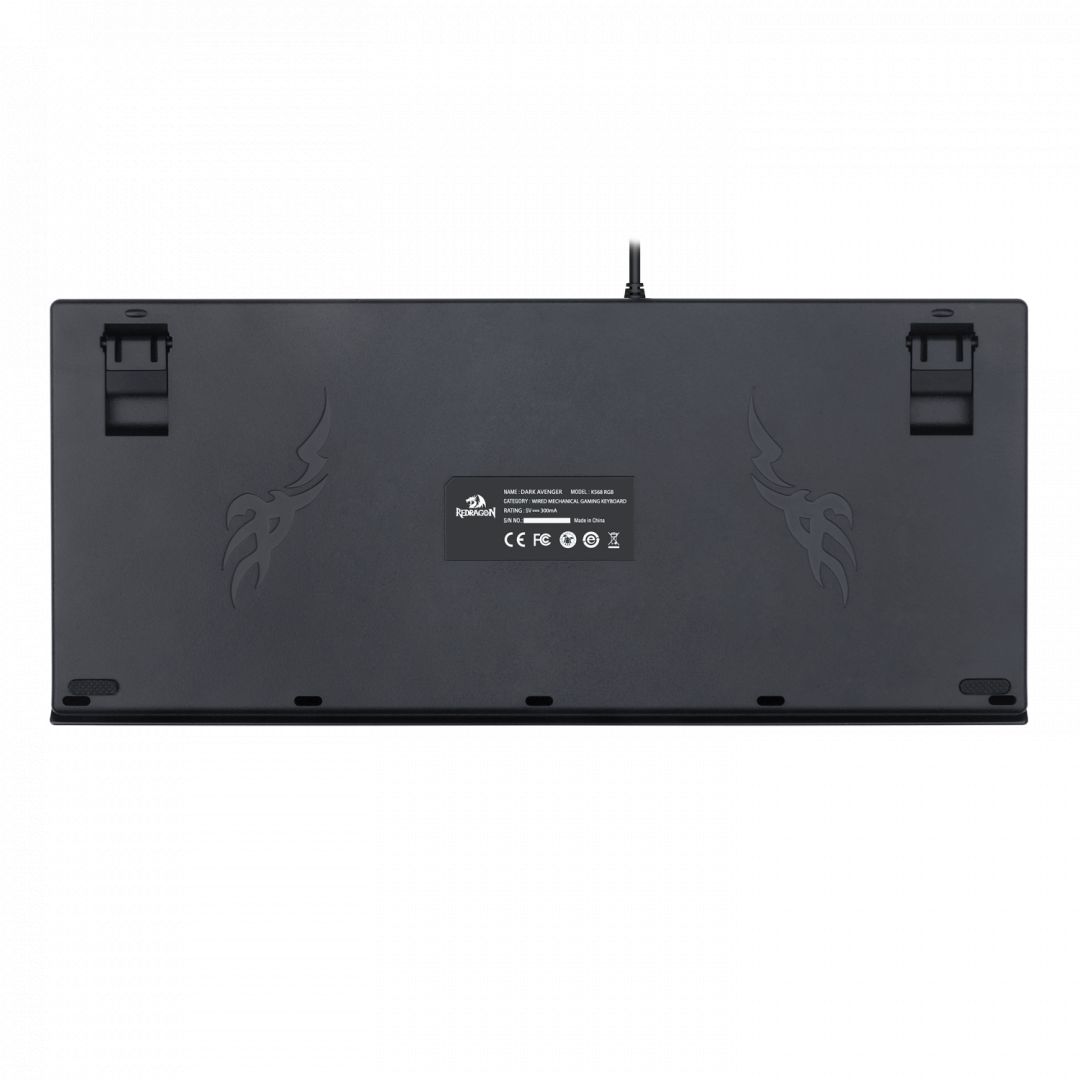 Redragon Dark Avenger RGB Blue Mechanical Gaming Keyboard Black HU