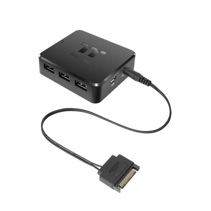 Thermaltake H200 Internal 6 Ports USB2.0 Hub Black