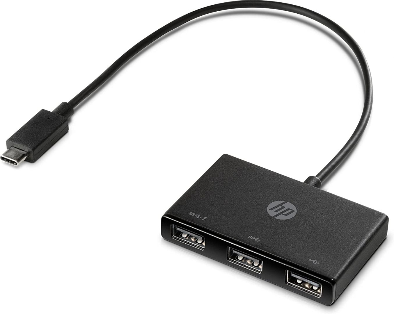 HP USB-C to USB-A Hub 3port Black