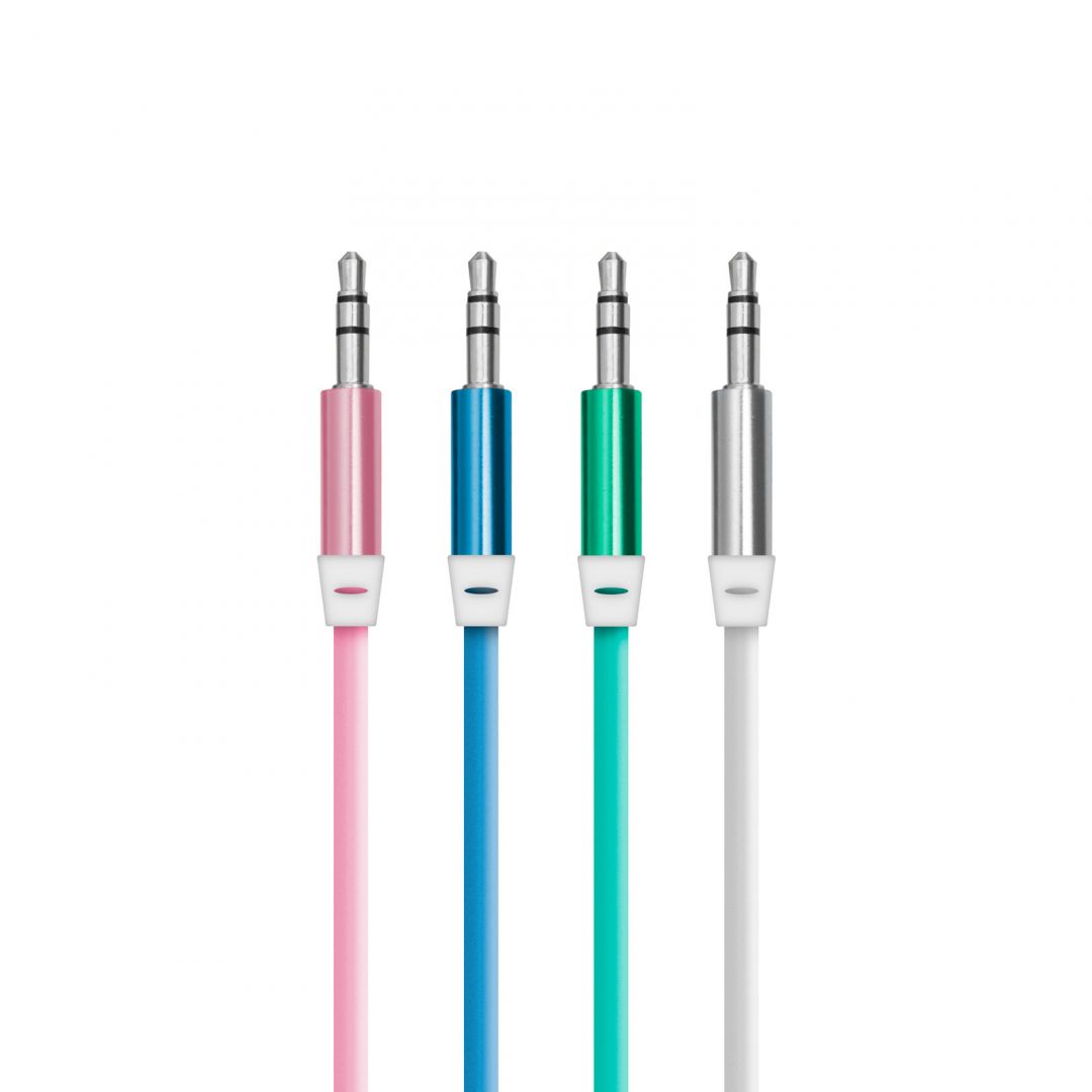 Delight AUX adatkábel szilikon bevonat 1m több színben