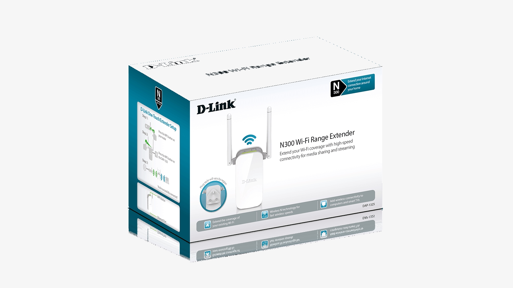 D-Link DAP-1325 N300 Wi-Fi Range Extender White