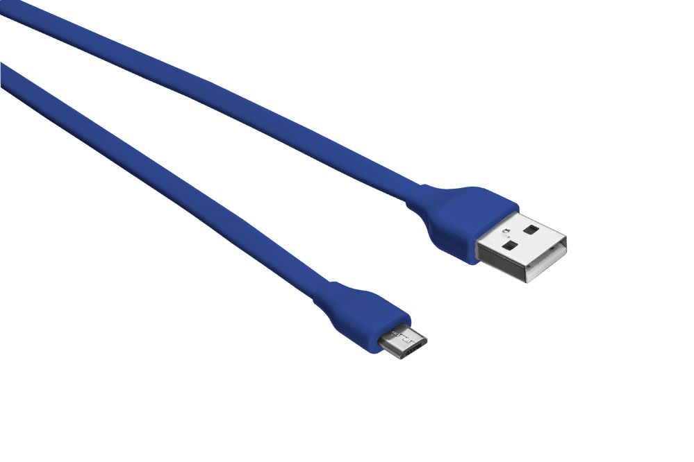 Trust Flat Micro-USB Cable 1m Blue