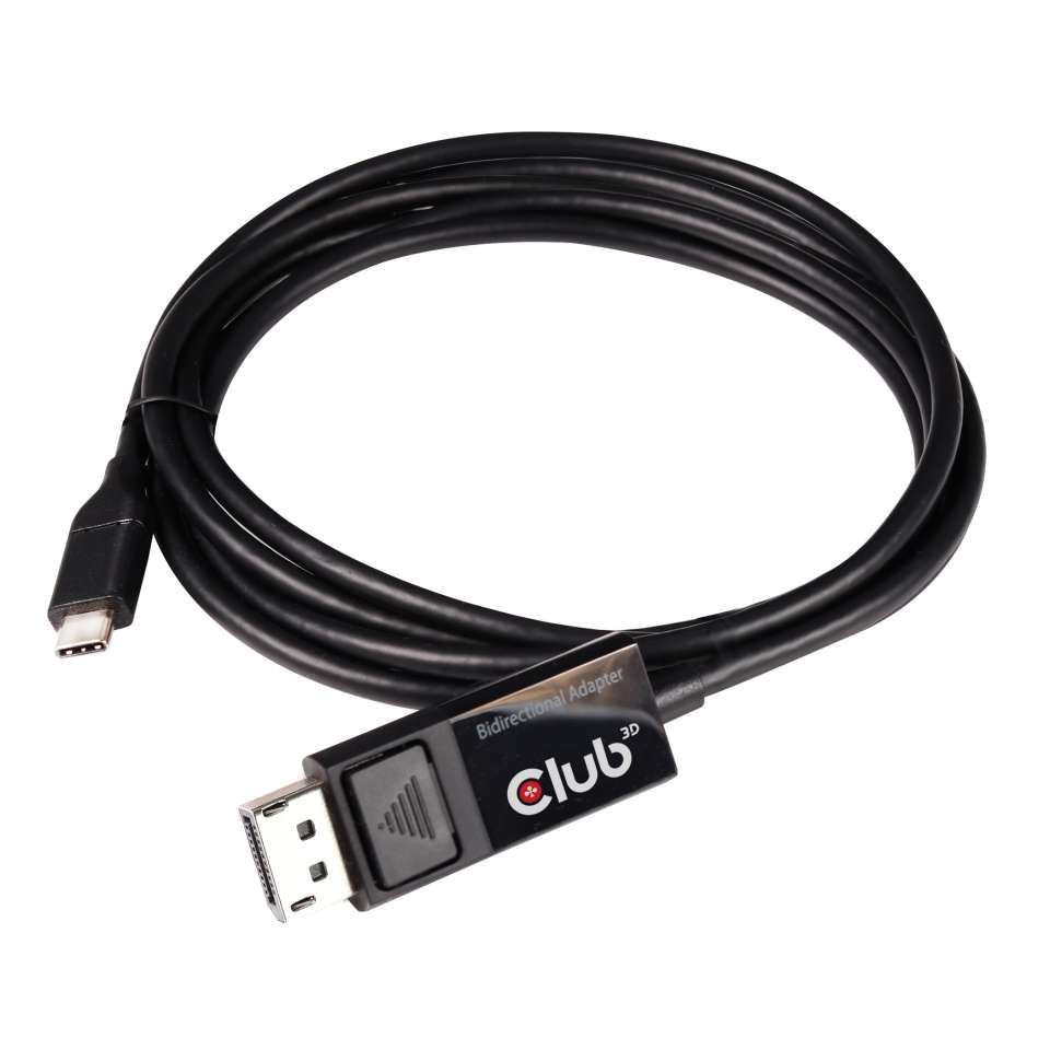 Club3D USB 3.1 Type-C - DisplayPort 1.4 cable 1,8m Black