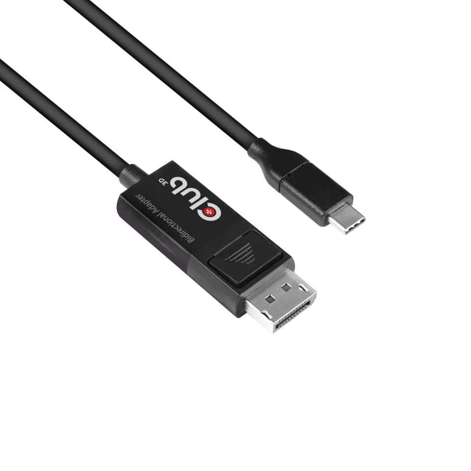 Club3D USB 3.1 Type-C - DisplayPort 1.4 cable 1,8m Black