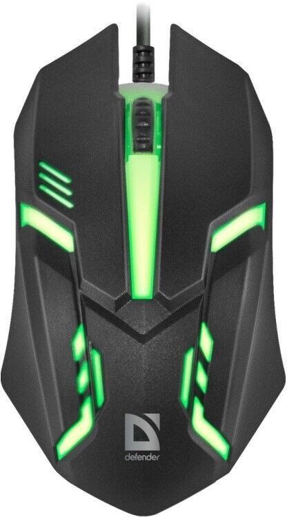 Defender Cyber MB-560L RGB Gaming Mouse Black