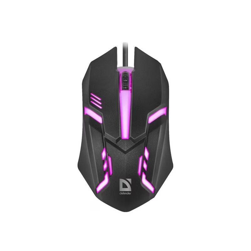 Defender Cyber MB-560L RGB Gaming Mouse Black