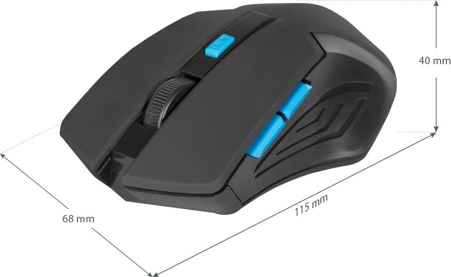 Defender RF Accura MM-275 Wireless Mouse Black/Blue