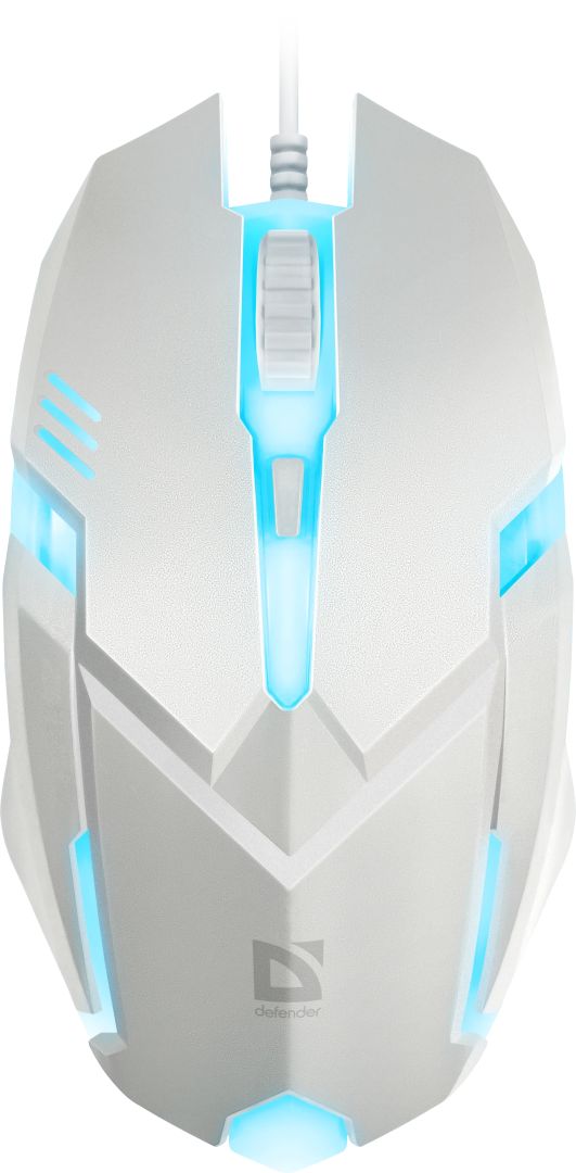Defender Cyber MB-560L RGB Gaming Mouse White