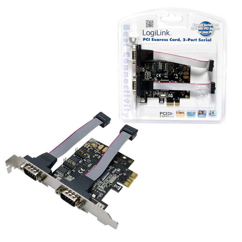 Logilink PC0031 PCI Express Card - 2xSoros