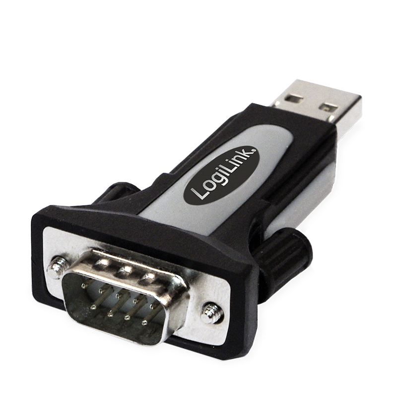 Logilink AU0034 USB2.0 to Serial adapter Black