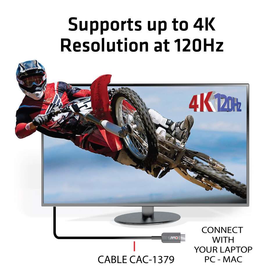 Club3D HDMI AOC Cable 4K120Hz M/M 20m Black