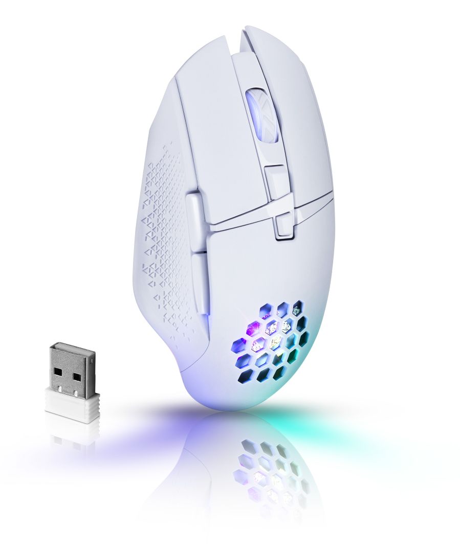 Defender Glory GM-514 Wireless RGB Gaming Mouse White