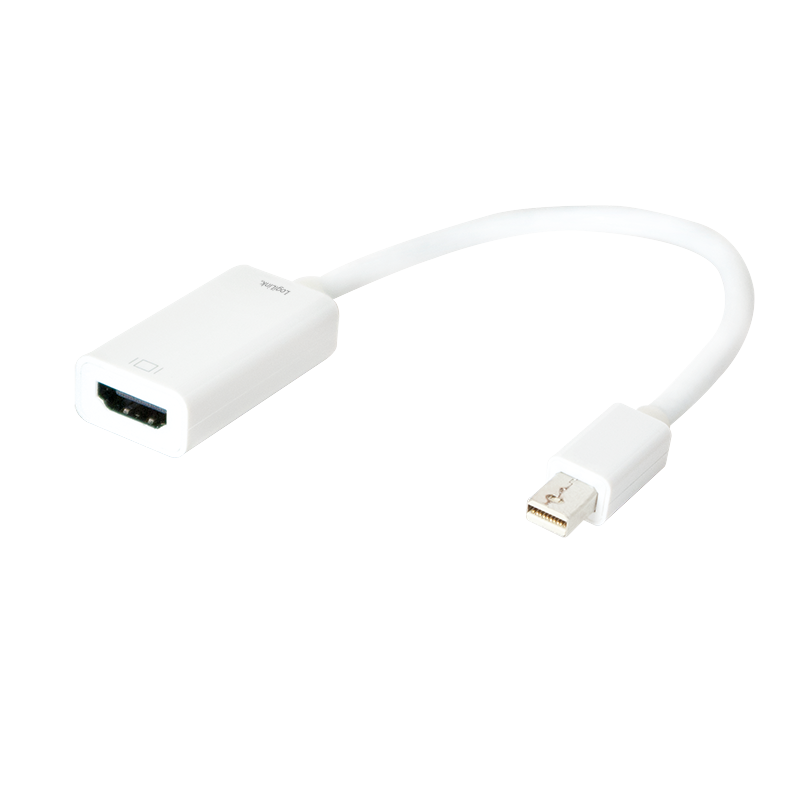 Logilink CV0036B miniDisplayPort 1.2 to HDMI (Active Type) adapter White