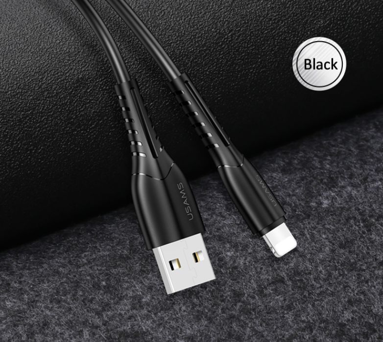 Usams SJ364USB01 Lightning Charging Cable 1m Black
