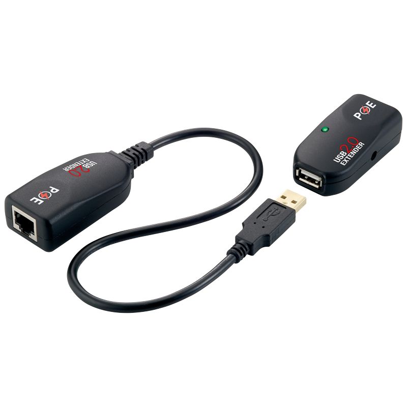 Logilink UA0207 USB 2.0 Cat.5 Extender Black