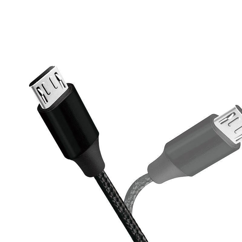 Logilink CU0143 USB 2.0 cable USB-A/M to Micro-USB/M (90°) 0,3m Black