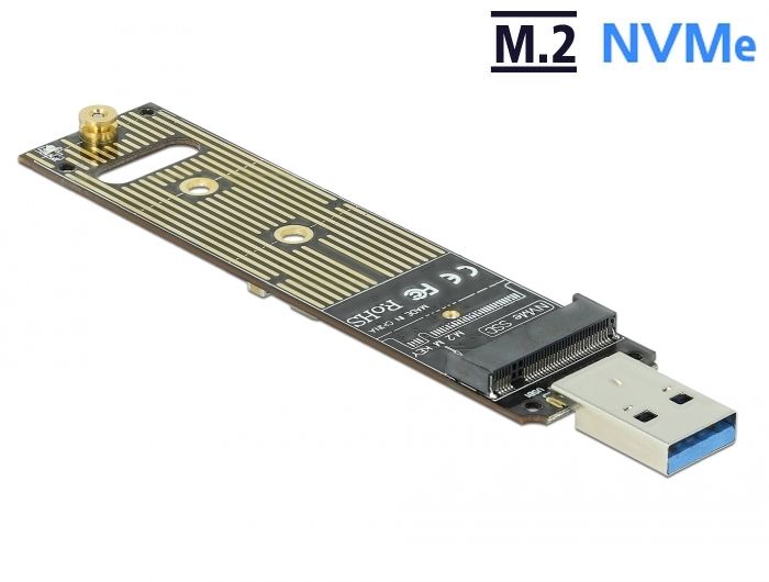 DeLock Converter for M.2 NVMe PCIe SSD with USB 3.1 Gen 2