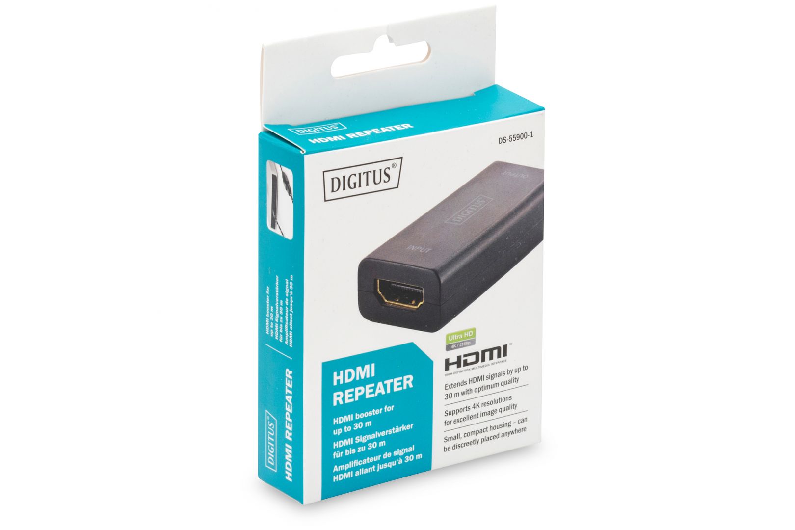 Digitus 4K HDMI Repeater up to 30m Black
