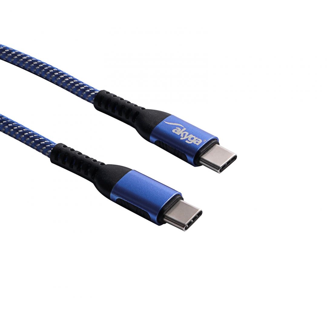 Akyga AK-USB-38 Cable USB Type-C (m) / USB Type-C ver 2.0 60w 1,8m
