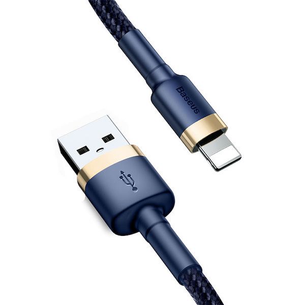 Baseus Cafule lightning Cable 2,4A 1m Blue
