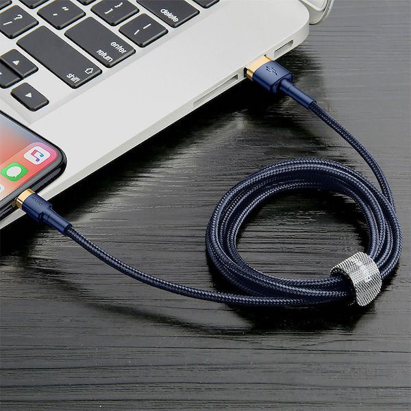 Baseus Cafule lightning Cable 2,4A 1m Blue