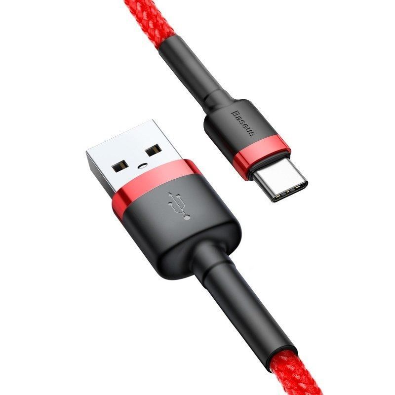 Baseus Cafule 2A USB-USB-C Cable 2m Red