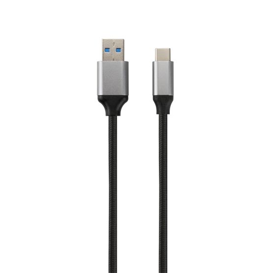 Avax CB301G STEELY USB-A - Type-C 60W 1,5m Cable Black/Grey