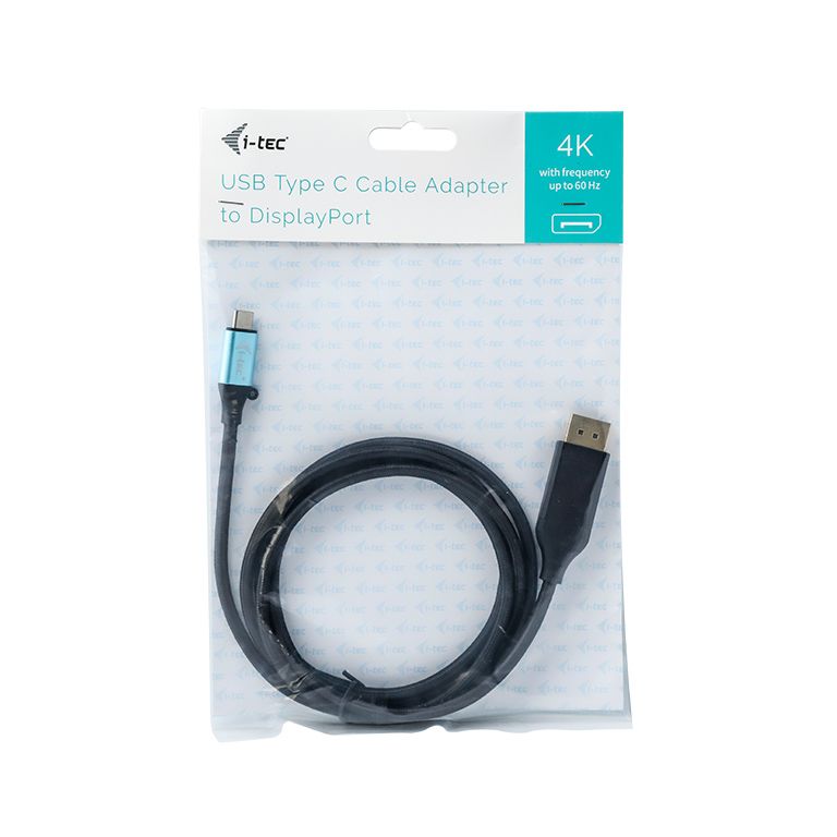 I-TEC USB-C DisplayPort Cable Adapter 4K/60Hz 2m Black
