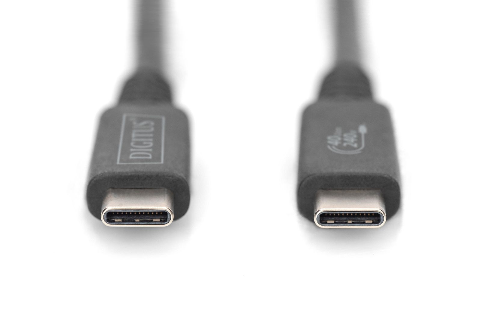 Digitus USB 4.0 Type-C connection cable 1m Black